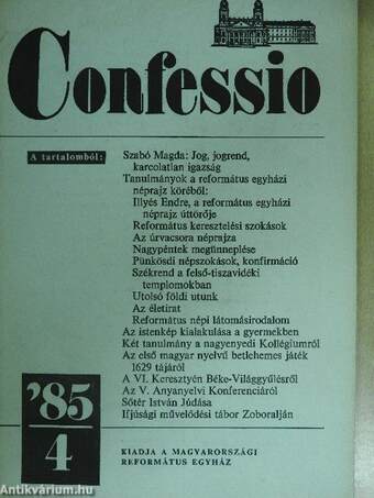 Confessio 1985/4.
