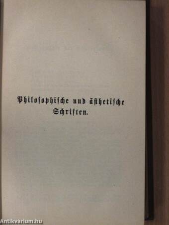 Schillers Werke VII. (gótbetűs)