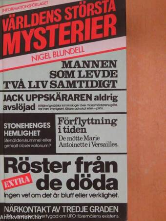 Världens största mysterier