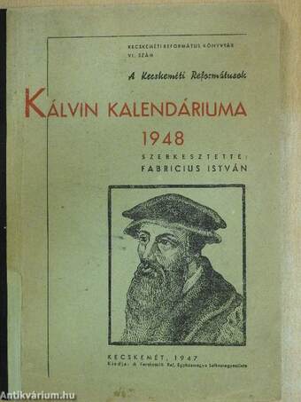 Magyar reformátusok Kálvin kalendáriuma az 1948. évre