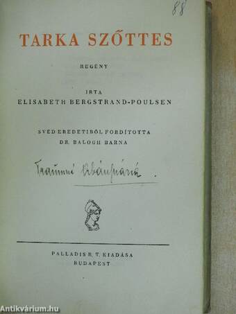 Tarka szőttes