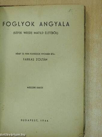 Foglyok angyala