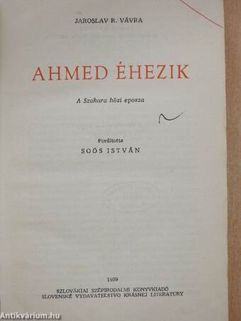 Ahmed éhezik