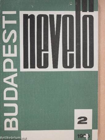 Budapesti Nevelő 1986/2. (dedikált példány)