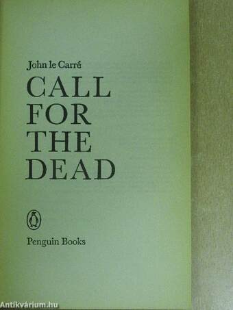 Call for the dead