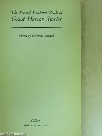 The Second Fontana Book of Great Horror Stories