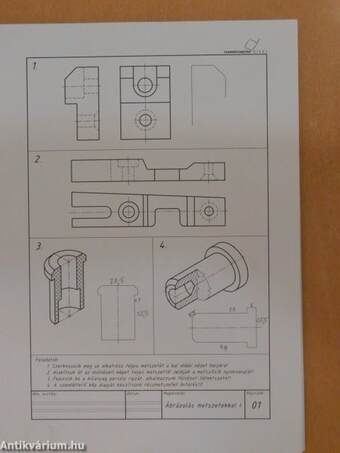 Műszaki rajz feladatok - Géprajzi ismeretek
