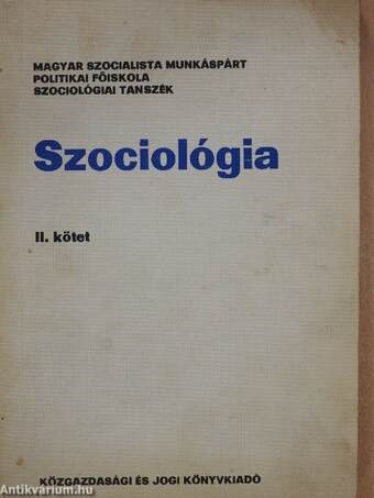 Szociológia II.