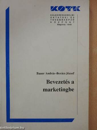 Bevezetés a marketingbe