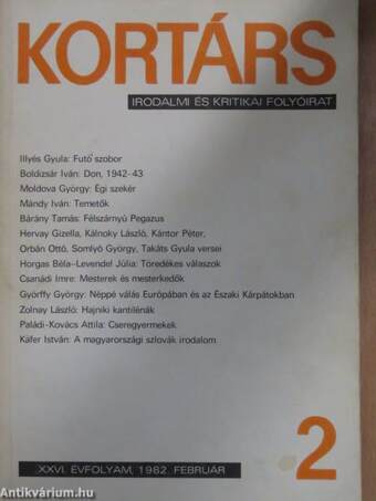 Kortárs 1982. február