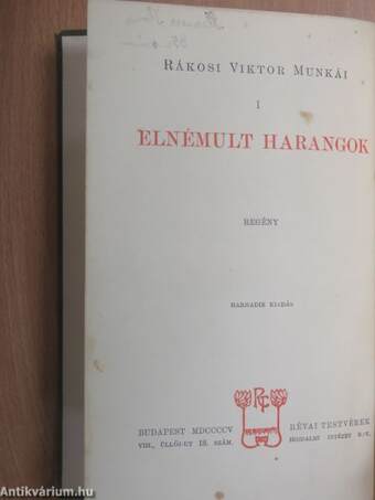 Elnémult harangok