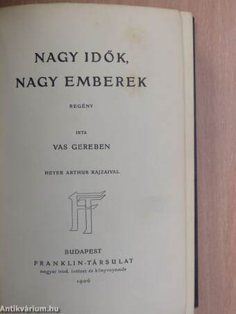 Nagy idők, nagy emberek