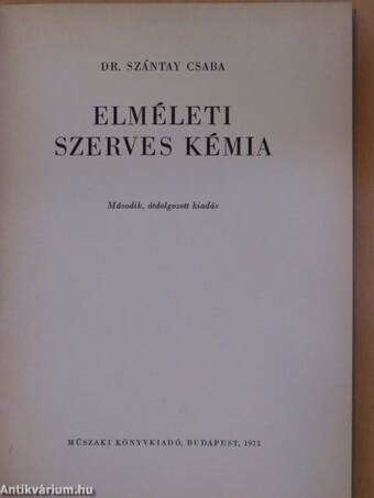 Elméleti szerves kémia