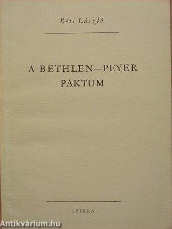 A Bethlen-Peyer paktum