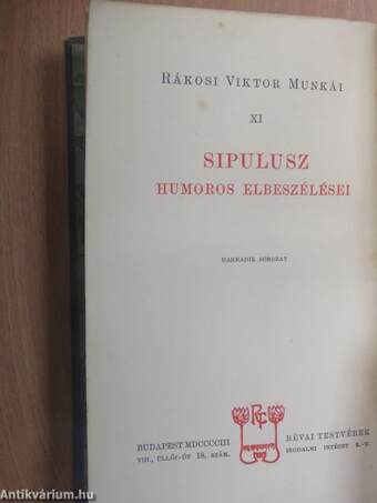 Sipulusz humoros elbeszélései III.