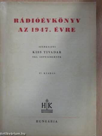 Rádióévkönyv az 1947. évre