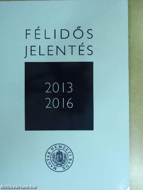 Félidős jelentés 2013-2016