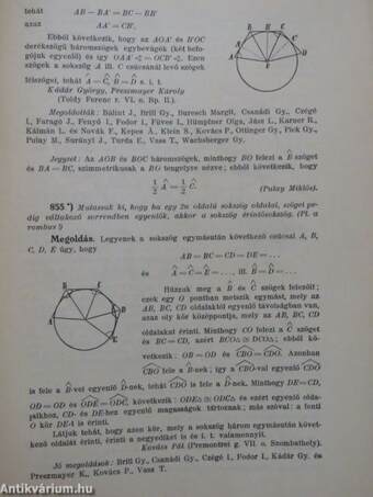 Középiskolai matematikai és fizikai lapok 1934. január 15.