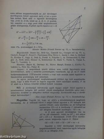 Középiskolai matematikai és fizikai lapok 1933. szeptember 15.