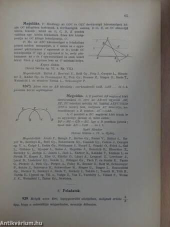 Középiskolai matematikai és fizikai lapok 1933. november 15.