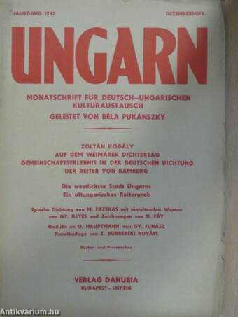 Ungarn 1942. dezemberheft