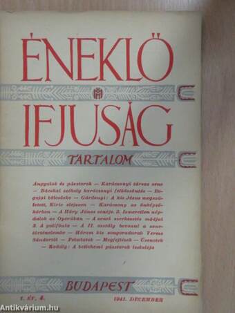 Éneklő ifjúság 1941. december