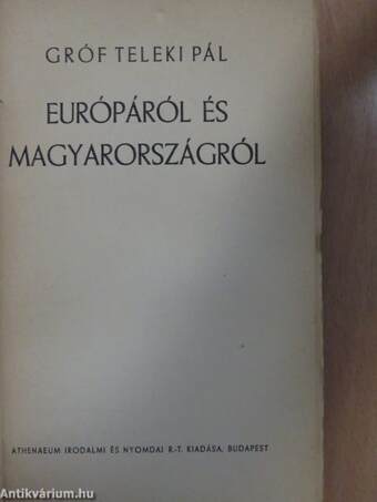 Európáról és Magyarországról