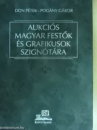 Aukciós magyar festők és grafikusok szignótára