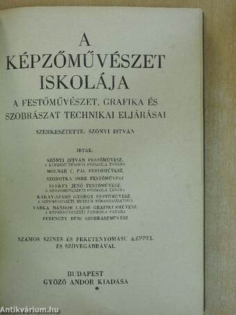 A képzőművészet iskolája