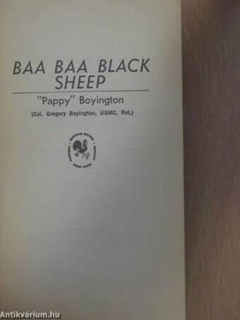 Baa Baa Black Sheep