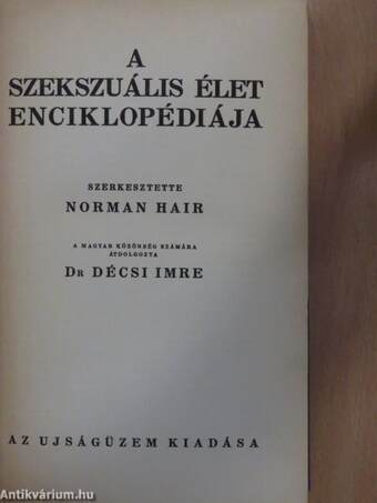 A szekszuális élet enciklopédiája