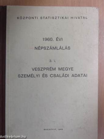 1960. évi népszámlálás 3. i.