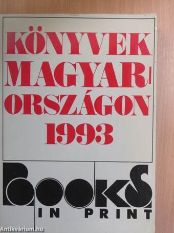 Könyvek Magyarországon 1993