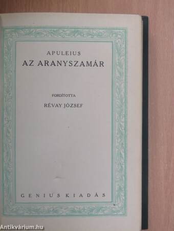 Az aranyszamár