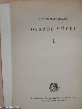 Guy de Maupassant versei és első elbeszélése