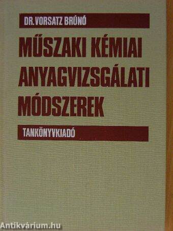 Műszaki kémiai anyagvizsgálati módszerek