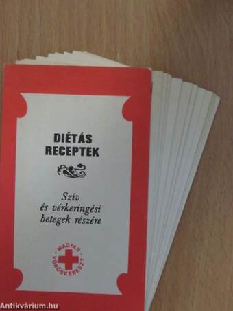 Diétás receptek (kártyák)