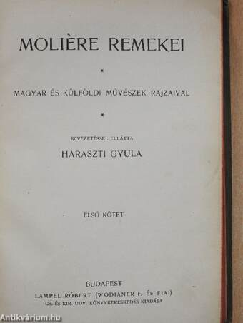 Moliére remekei I-II.