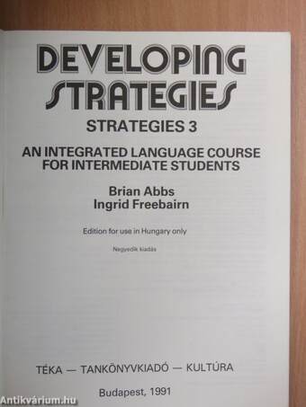 Developing Strategies - Students' Book