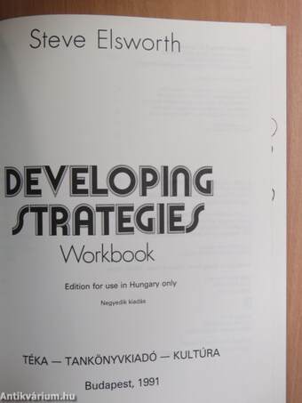 Developing Strategies - Workbook