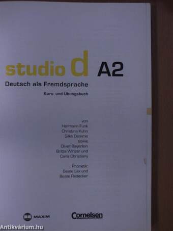 Studio d A2 - Kurs- und Übungsbuch - CD-vel