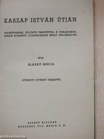 Kaszap István útján