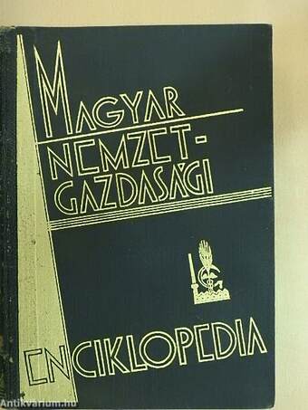 Magyar nemzetgazdasági enciklopédia I.