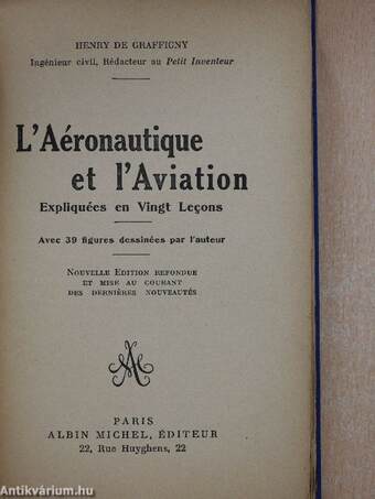 L'Aéronautique et l'Aviation