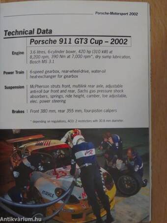 Porsche Supercup Media Guide 2002