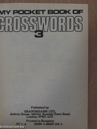 My Pocket Book of Crosswords 3