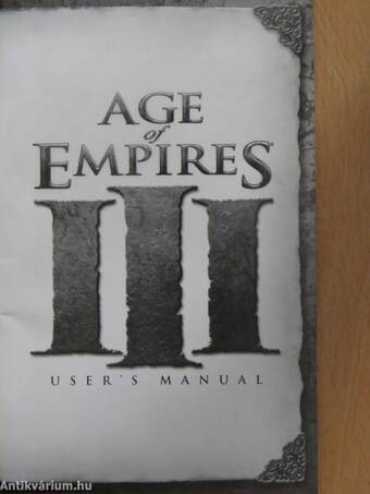 Age of Empires III. - User's Manual