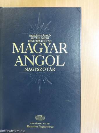 Magyar-angol nagyszótár