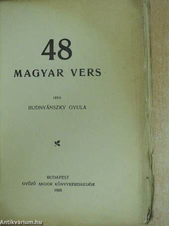 48 magyar vers