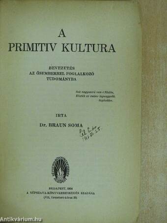 A primitiv kultura